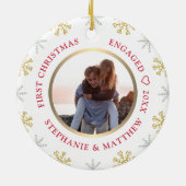 Eerste kerstfeestdag keramisch ornament (Achterkant)