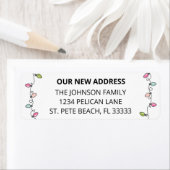 Eerste kerstfeestdag met kerstlampjes Nieuw adres Etiket (Insitu)