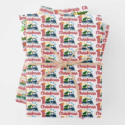 eerste kerstfeestdag met tik inpakpapier vel (In situ)