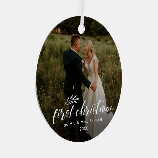 Eerste kerstfeestdag metalen ornament (Voorkant Rechts)