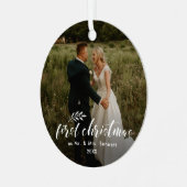 Eerste kerstfeestdag metalen ornament (Voorkant links)