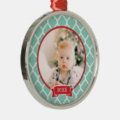 Eerste kerstfeestdag metalen ornament (Rechts)