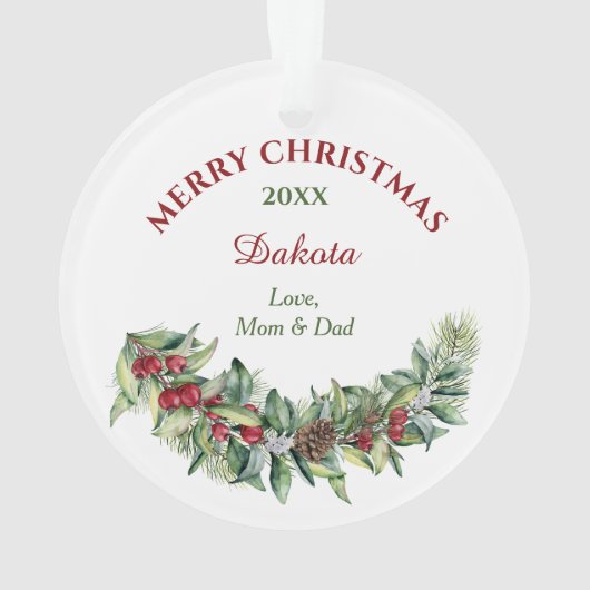 Eerste kerstfeestdag ornament (achterkant)