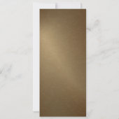 Eerste kerstfeestdagen - Elegant Gold Monogram Kaart (Achterkant)