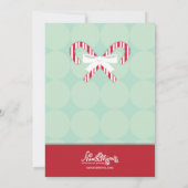 Eerste kerstfeestdagen Hete Coco Kaart (Achterkant)