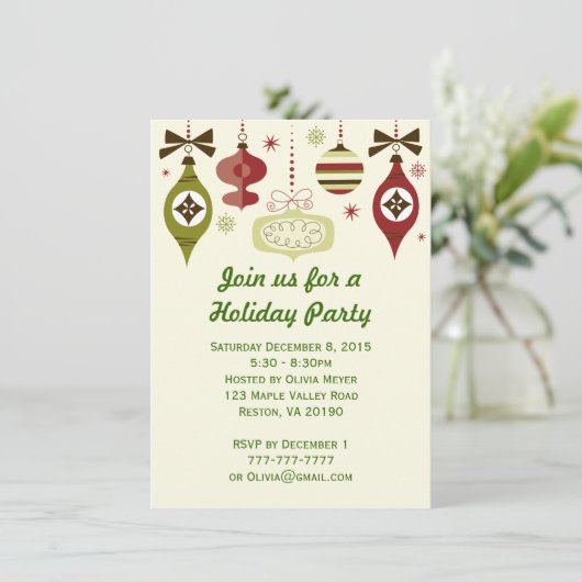 Eerste kerstfeestdagen kaart (Staand voorkant)