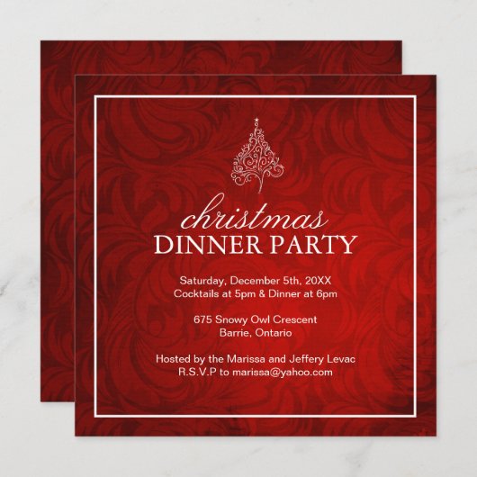 Eerste kerstfeestdagen kaart (Voorkant / Achterkant)