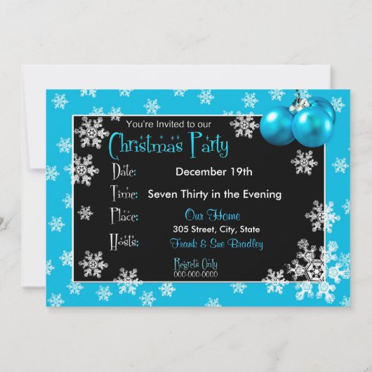 Eerste kerstfeestdagen kaart (Achterkant)