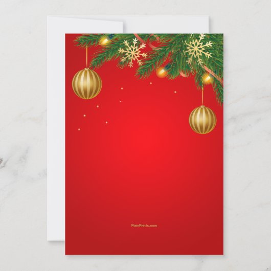 Eerste kerstfeestdagen kaart (Achterkant)