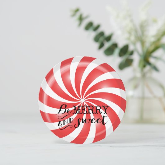 Eerste kerstfeestdagen | Peppermint Kaart (Staand voorkant)