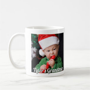 Eerste kerstfoto koffiemok