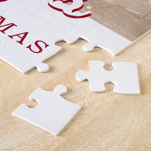Eerste kerstfoto op maat legpuzzel (Zijkant)