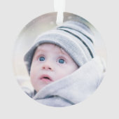 Eerste kerstfoto ornament (achterkant)