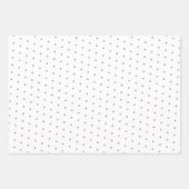 Eerste kerstfoto Puppy Dog Pet Snowflake Inpakpapier Vel (Voorkant 3)