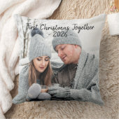 Eerste kerstfoto seizoensgebonden kussen (Deken)