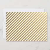 Eerste kerstfoto van een gelukkig getrouwd stel feestdagenkaart (Achterkant)