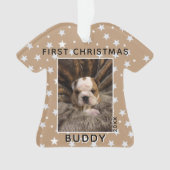 Eerste kerstfoto van Puppy Dog Ornament (voorkant)