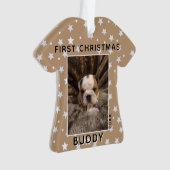 Eerste kerstfoto van Puppy Dog Ornament (voorkant)