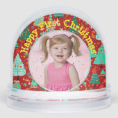 Eerste kerstfotobericht Snow Wereldbol Sneeuwbol (Voorkant)