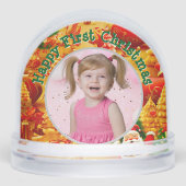 Eerste kerstfotobericht Snow Wereldbol Sneeuwbol (Voorkant)