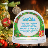 Eerste kerstfotobericht Snow Wereldbol Sneeuwbol