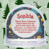 Eerste kerstfotobericht Snow Wereldbol Sneeuwbol