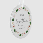 Eerste kerstgeschenk Kerstkoppel Geschenk Ornament (voorkant)