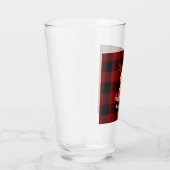 Eerste kerstgrappige rendierbuffel, aangepast glas (Rechts)