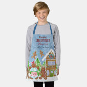 Eerste kerstherinneringen grootma Gingerbrood Man Schort (Gedragen)