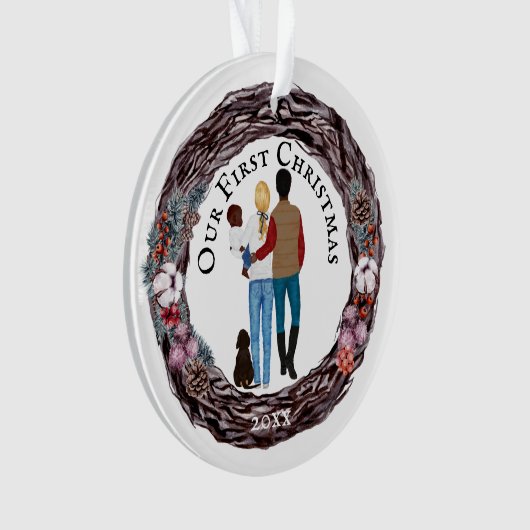 Eerste kersthondenland ornament (voorkant)