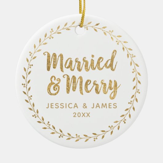 Eerste kersthuwelijk en Ornament van keramische ke (Voorkant)