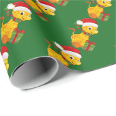 Eerste kerstinpakpapier voor baby's Giraffe Cadeaupapier (Rol Hoek)