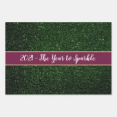 Eerste kerstjaar met Red Green Gold 3-pc, nieuw ja Inpakpapier Vel (Voorkant 2)