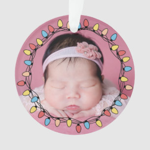 Eerste kerstjaar van Cute baby Ornament