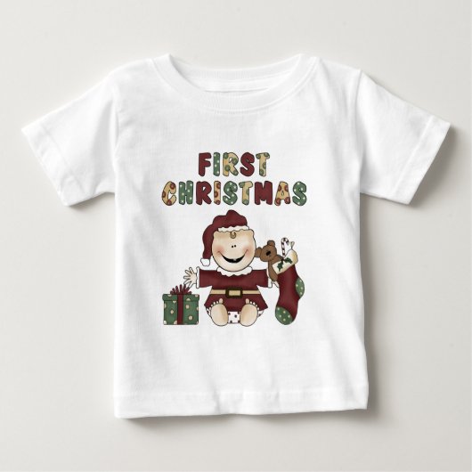 Eerste Kerstjongen Tshirts en geschenken (Voorkant)