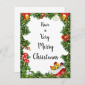 Eerste kerstkaart 7 (Voorkant / Achterkant)