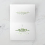 Eerste kerstkaart feestdagen kaart (Binnen)