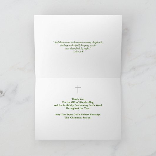 Eerste kerstkaart feestdagen kaart (Binnen)