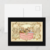 Eerste Kerstkaart - John C Horsley - 1843 Feestdagenkaart (Voorkant / Achterkant)