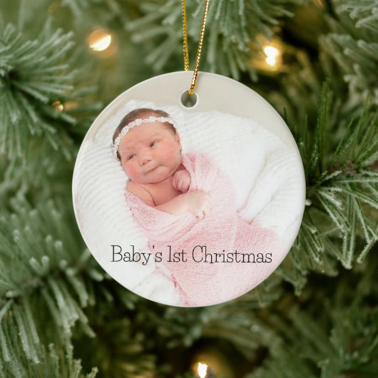 Eerste kerstkeramische sieraad voor baby's keramisch ornament (Boom)