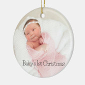 Eerste kerstkeramische sieraad voor baby's keramisch ornament (Links)