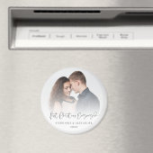 Eerste Kerstkerst Geëngageerde Fotooverlay Names J Magneet (Insitu (Vaatwasser))