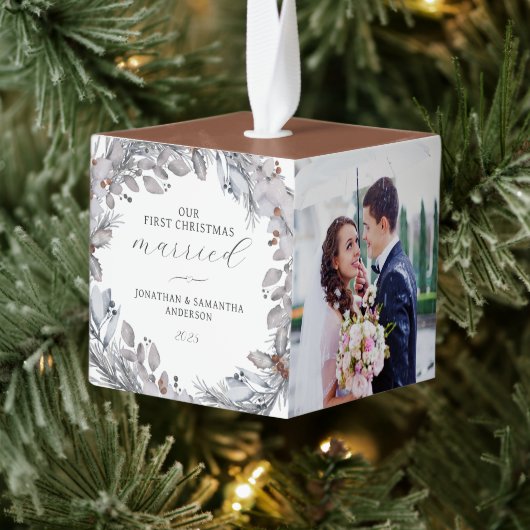 Eerste Kerstkerst Gehuwd met legant Foliage kerst Decoratie (Boom)