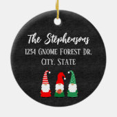 Eerste Kerstkerst in ons nieuwe huis Keramisch Ornament (Achterkant)