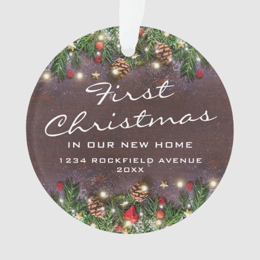 Eerste Kerstkerst - nieuw startpunt Ornament (voorkant)