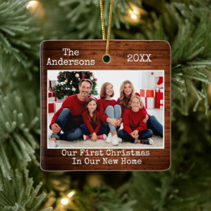 Eerste Kerstkerst Nieuw startpunt voor schrijfmach Keramisch Ornament