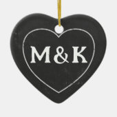 Eerste kerstkerstboomkerkbord keramisch ornament (Voorkant)