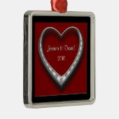 Eerste kerstkerstkerstkerstkerstversiering metalen ornament (Rechts)