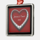 Eerste kerstkerstkerstkerstkerstversiering metalen ornament (Links)