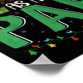 Eerste kerstkerstkerstmis met een hooglicht poster (Hoek)
